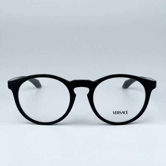 NEW Versace VE3355U GB1 Black Oval Unisex Eyeglasses VE 3355U - Picture 1 of 10